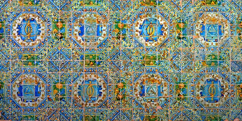 Tafel mit Symbolen von Claude d